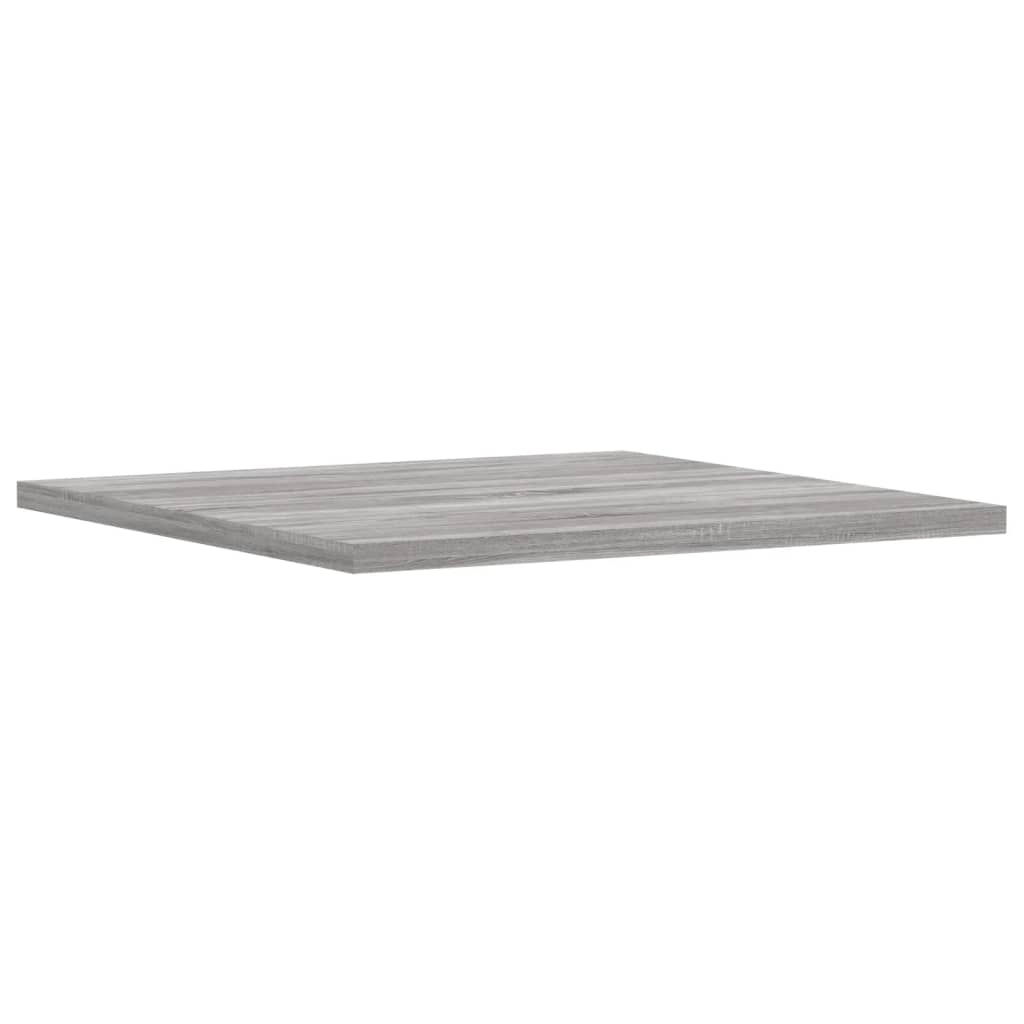 vidaXL Wall Shelves 4 pcs Grey Sonoma 40x40x1.5 cm Engineered Wood