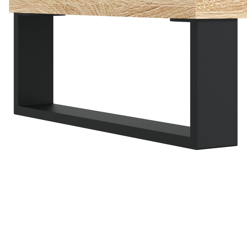 vidaXL TV Cabinet Sonoma Oak 160x35x55 cm Engineered Wood