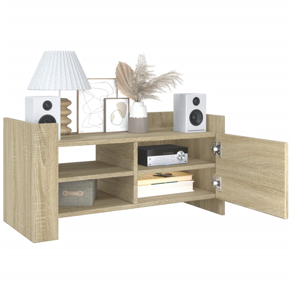 vidaXL TV Cabinet Sonoma Oak 80x35x40 cm Engineered Wood