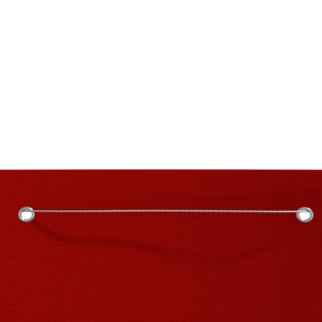 vidaXL Balcony Screen Red 140x240 cm Oxford Fabric