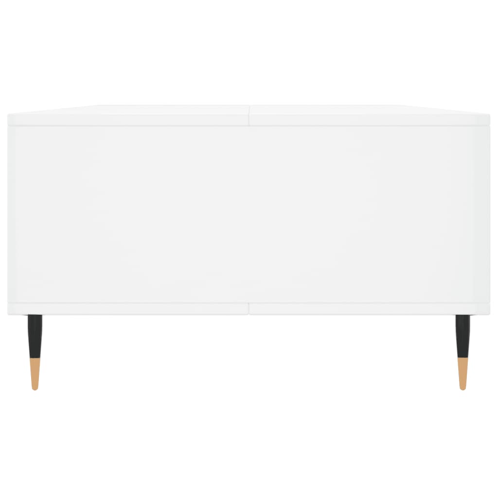 vidaXL Coffee Table High Gloss White 104x60x35 cm Engineered Wood