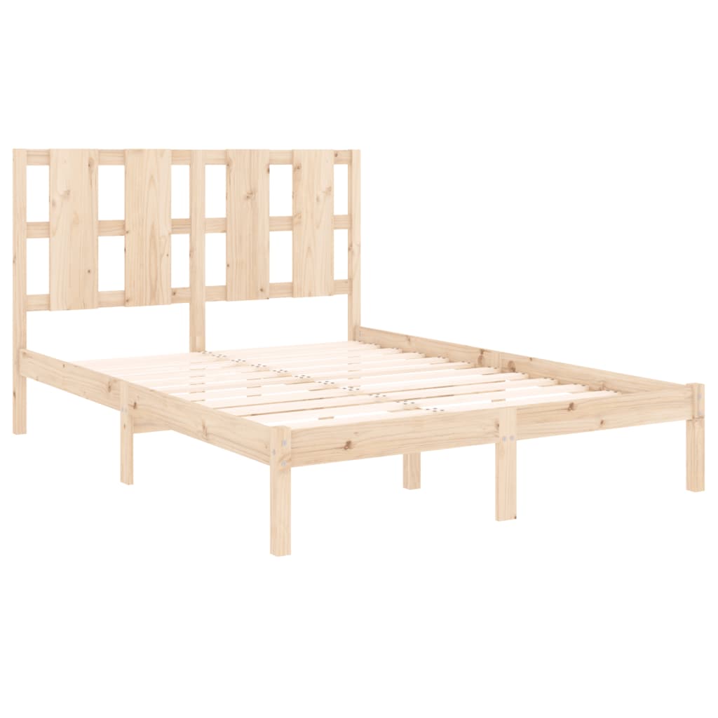 vidaXL Bed Frame without Mattress 120x200 cm Solid Wood Pine