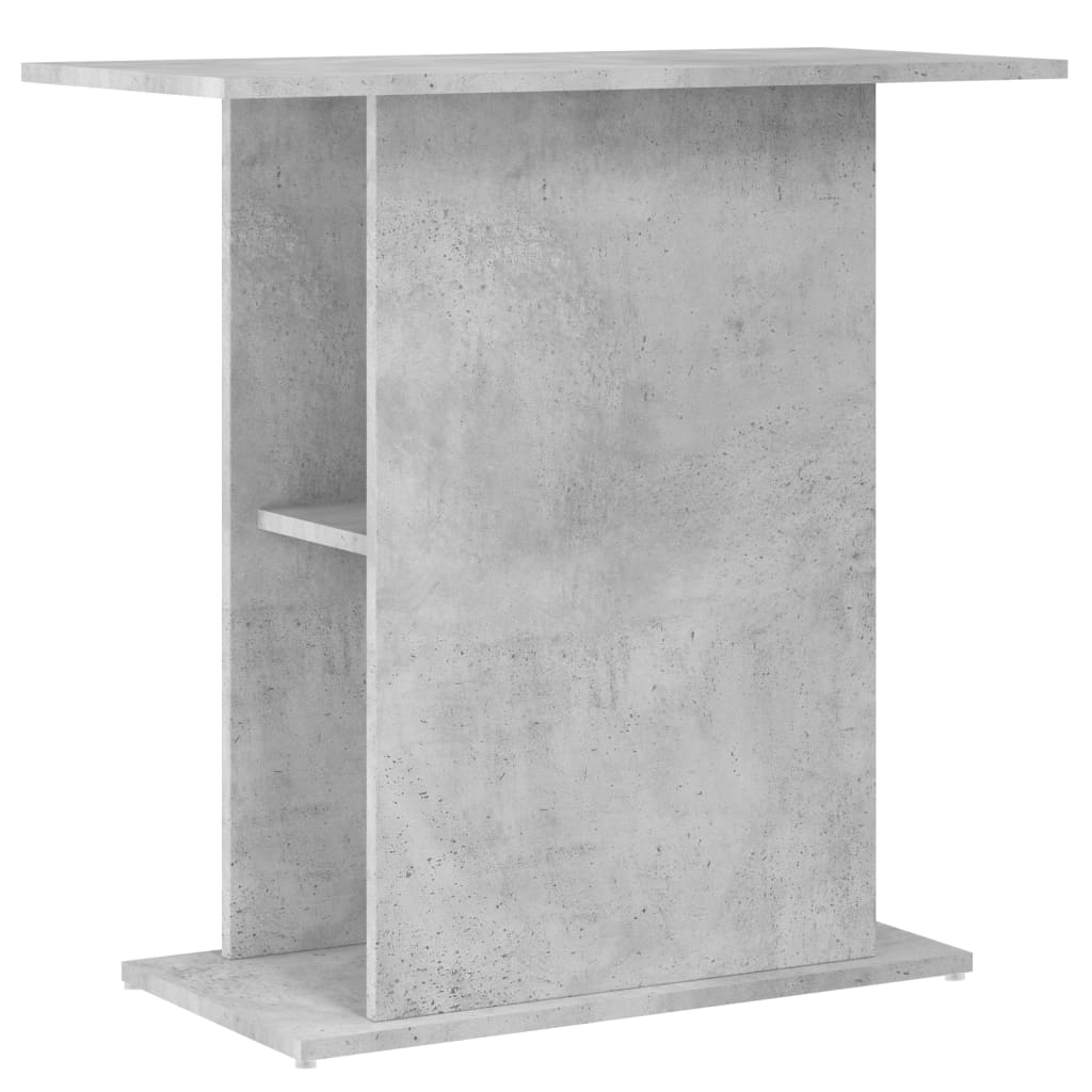 vidaXL Aquarium Stand Concrete Grey 75x36x72.5 cm Engineered Wood