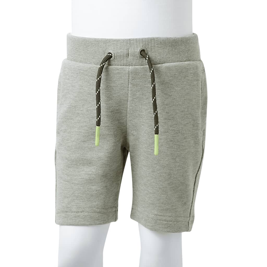 Kids' Shorts with Drawstring Light Khaki Melange 104