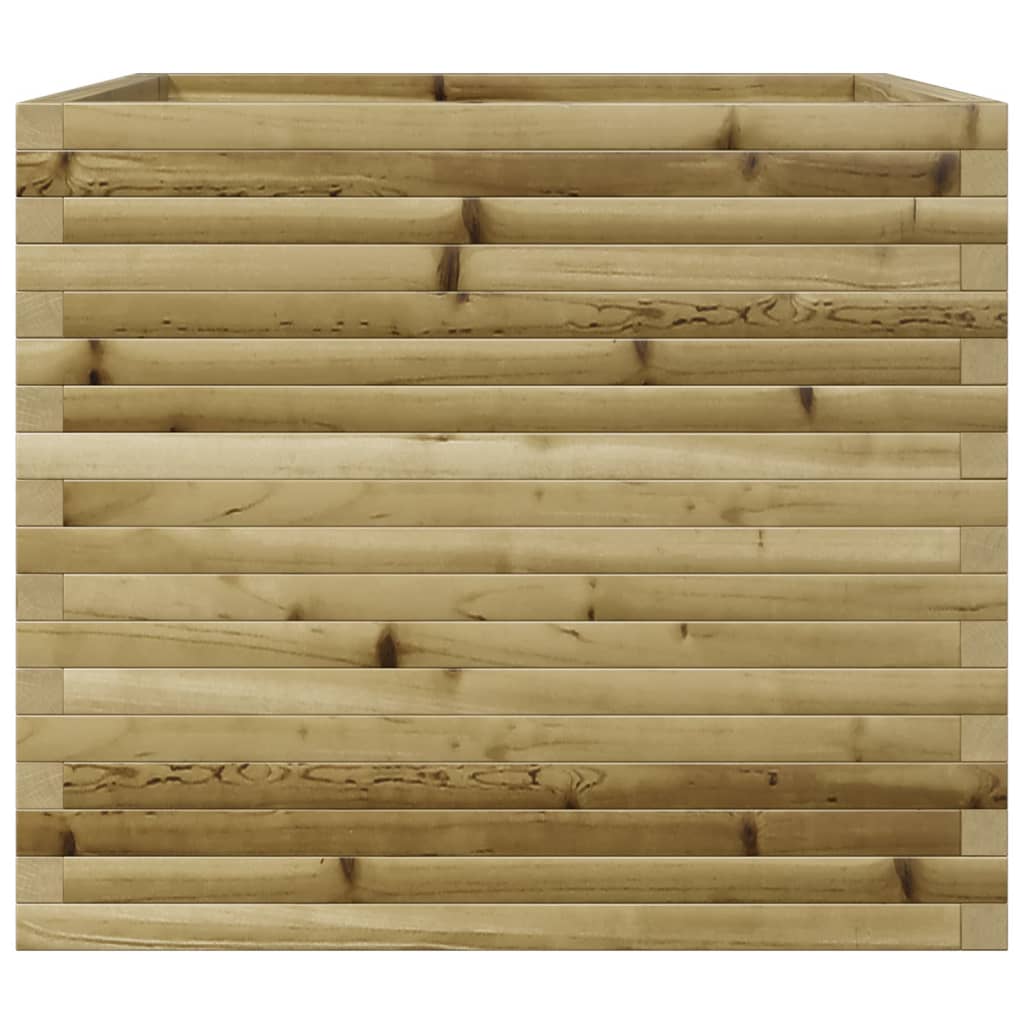 vidaXL Garden Planter 80x80x68.5 cm Impregnated Wood Pine