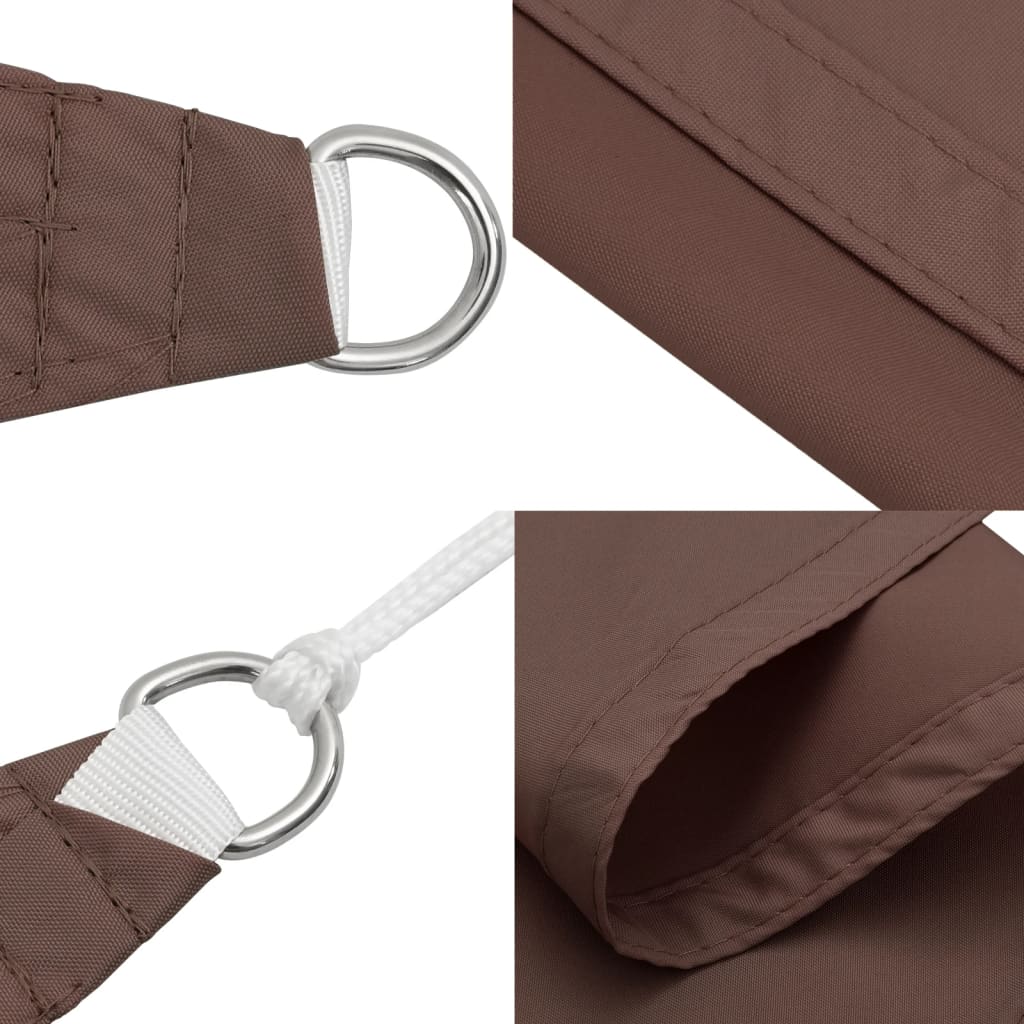 vidaXL Sunshade Sail Oxford Fabric Rectangular 3x4.5 m Brown