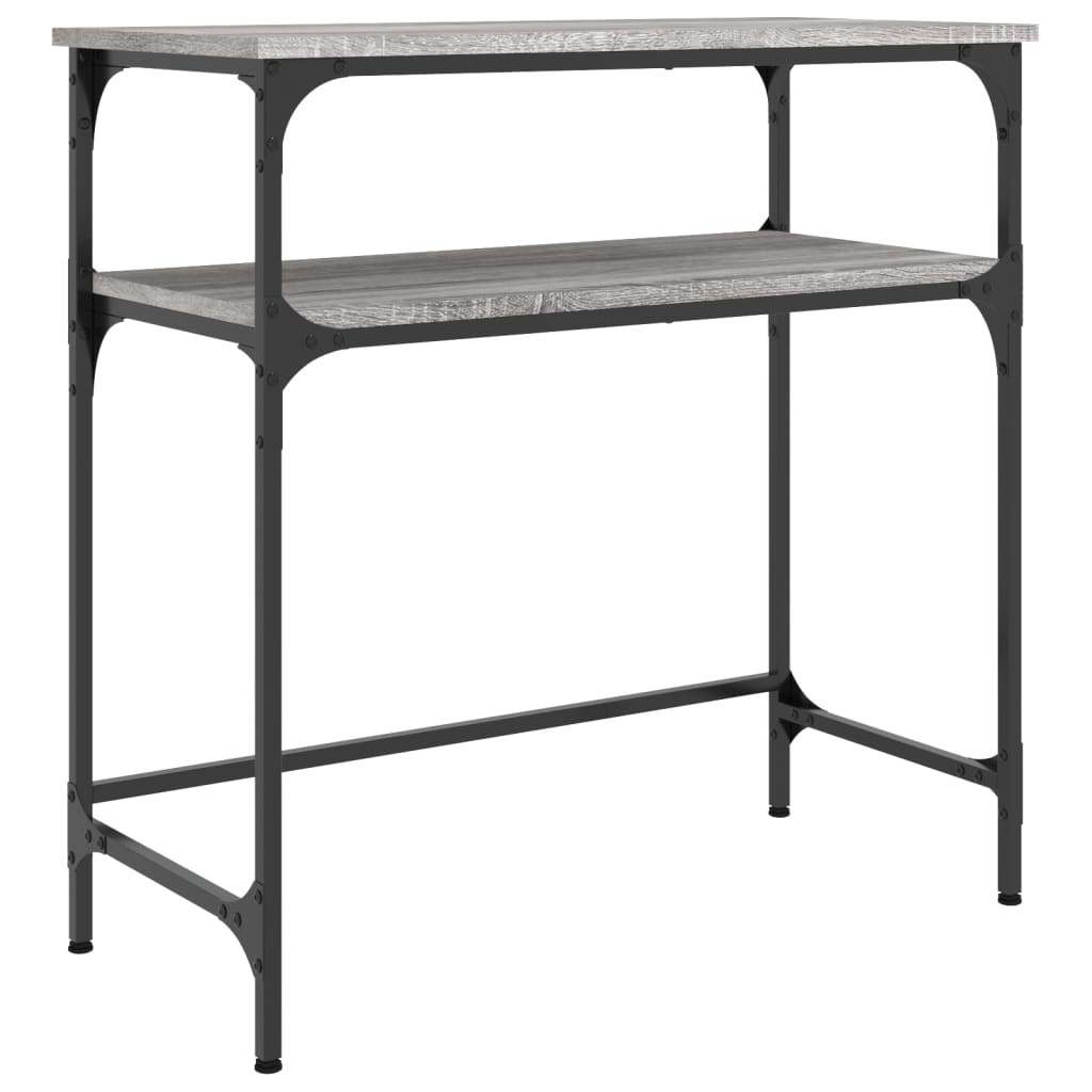 vidaXL Console Table Grey Sonoma 75x35.5x75 cm Engineered Wood