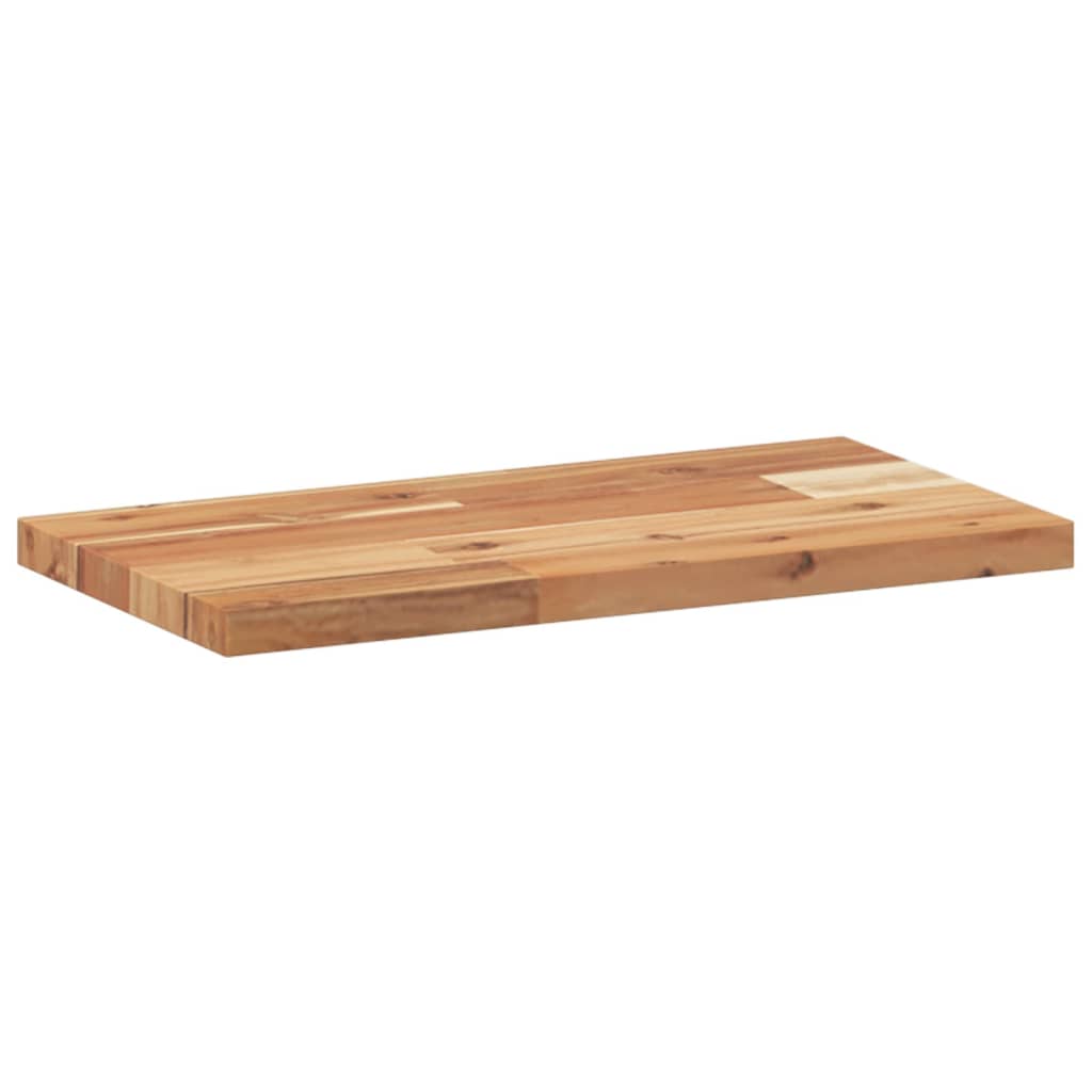 vidaXL Floating Shelf 60x20x2 cm Oil Finished Solid Wood Acacia