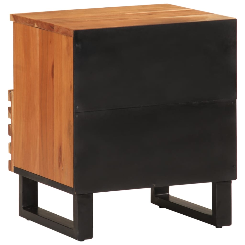 vidaXL Bedside Cabinet 40x33x46 cm Solid Wood Acacia