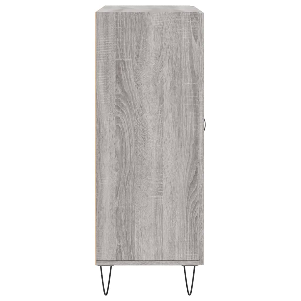 vidaXL Sideboard Grey Sonoma 69.5x34x90 cm Engineered Wood