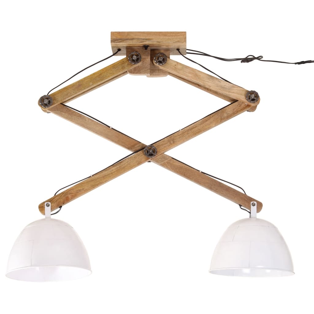 vidaXL Ceiling Lamp 25 W White 29x18x85 cm E27