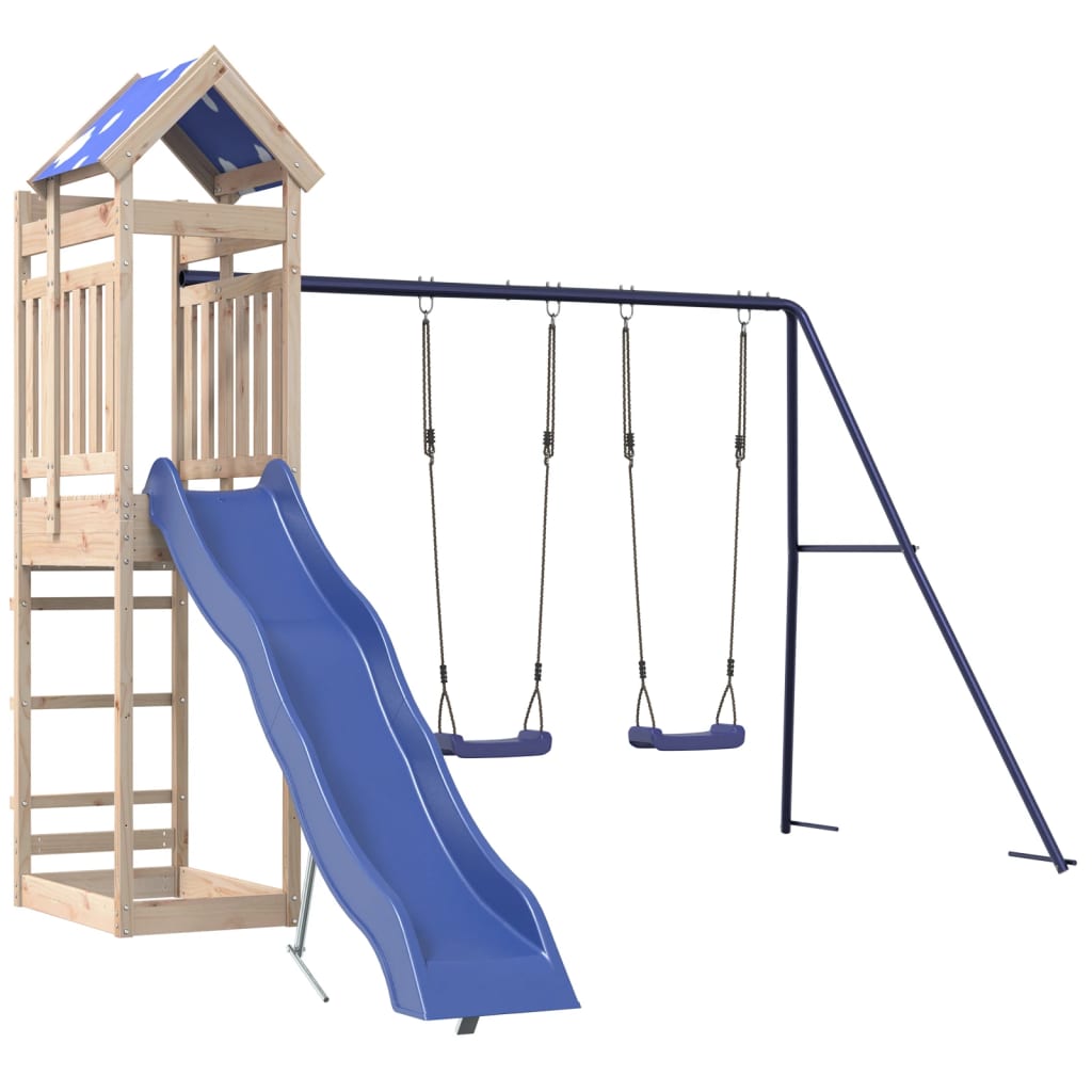 vidaXL Outdoor Playset Solid Wood Pine