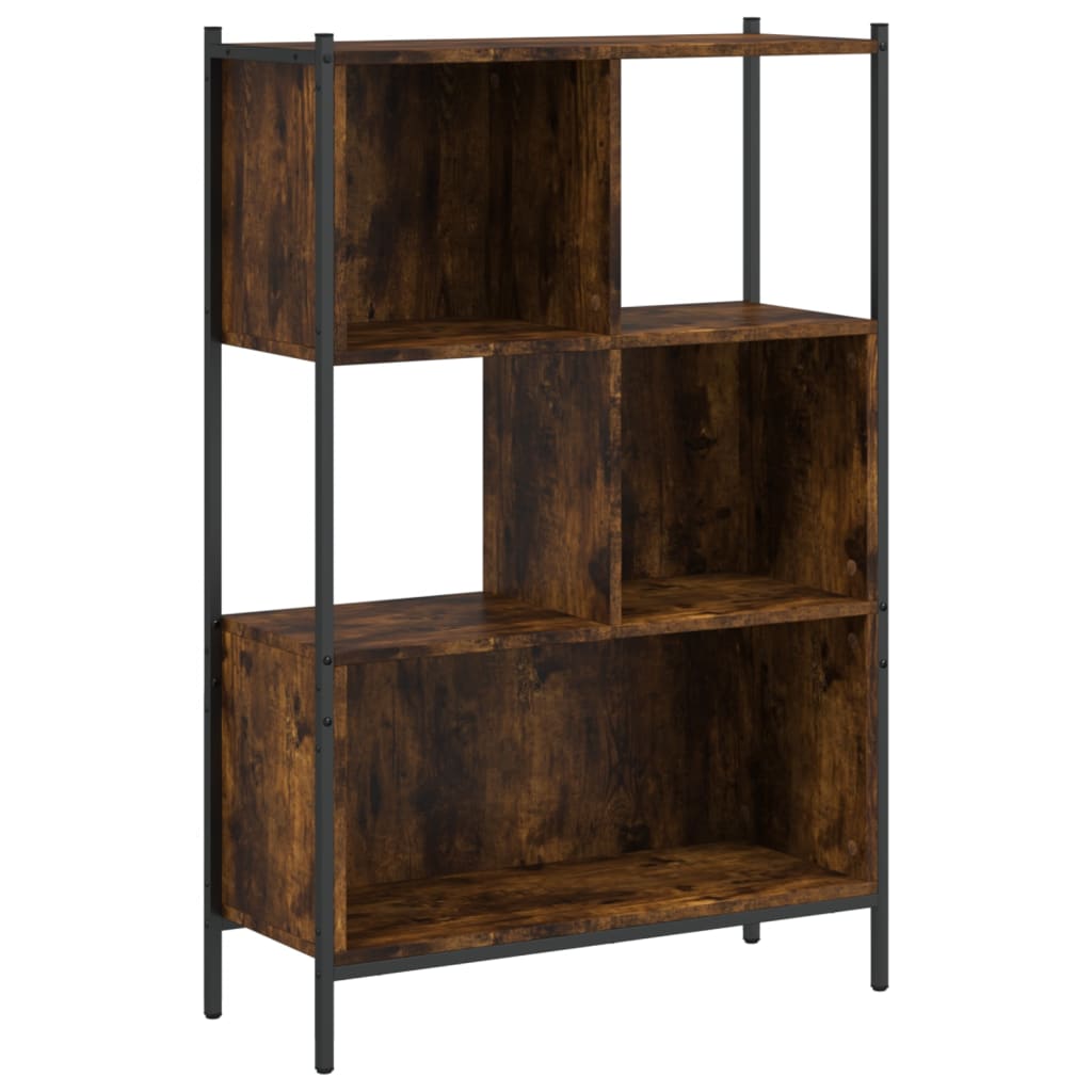 vidaXL Bookcase Smoked Oak 72x28x109 cm Engineered Wood