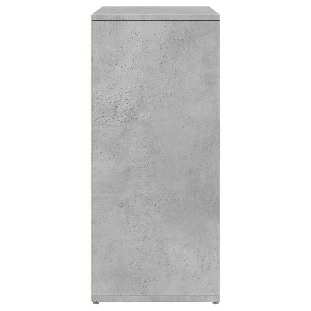 vidaXL Sideboards 2 pcs Concrete Grey 60x31x70 cm Engineered Wood