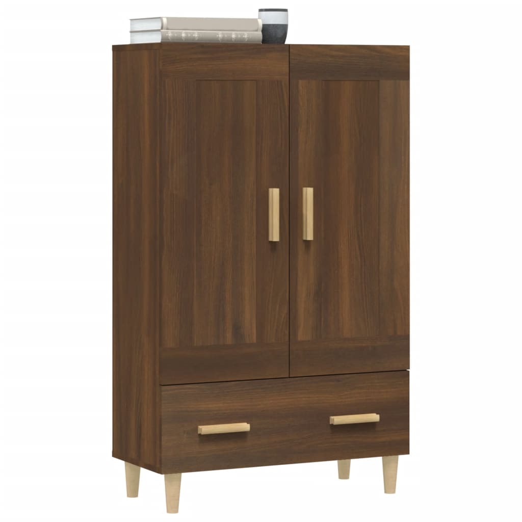 vidaXL Highboard Brown Oak 70x31x115 cm Engineered Wood