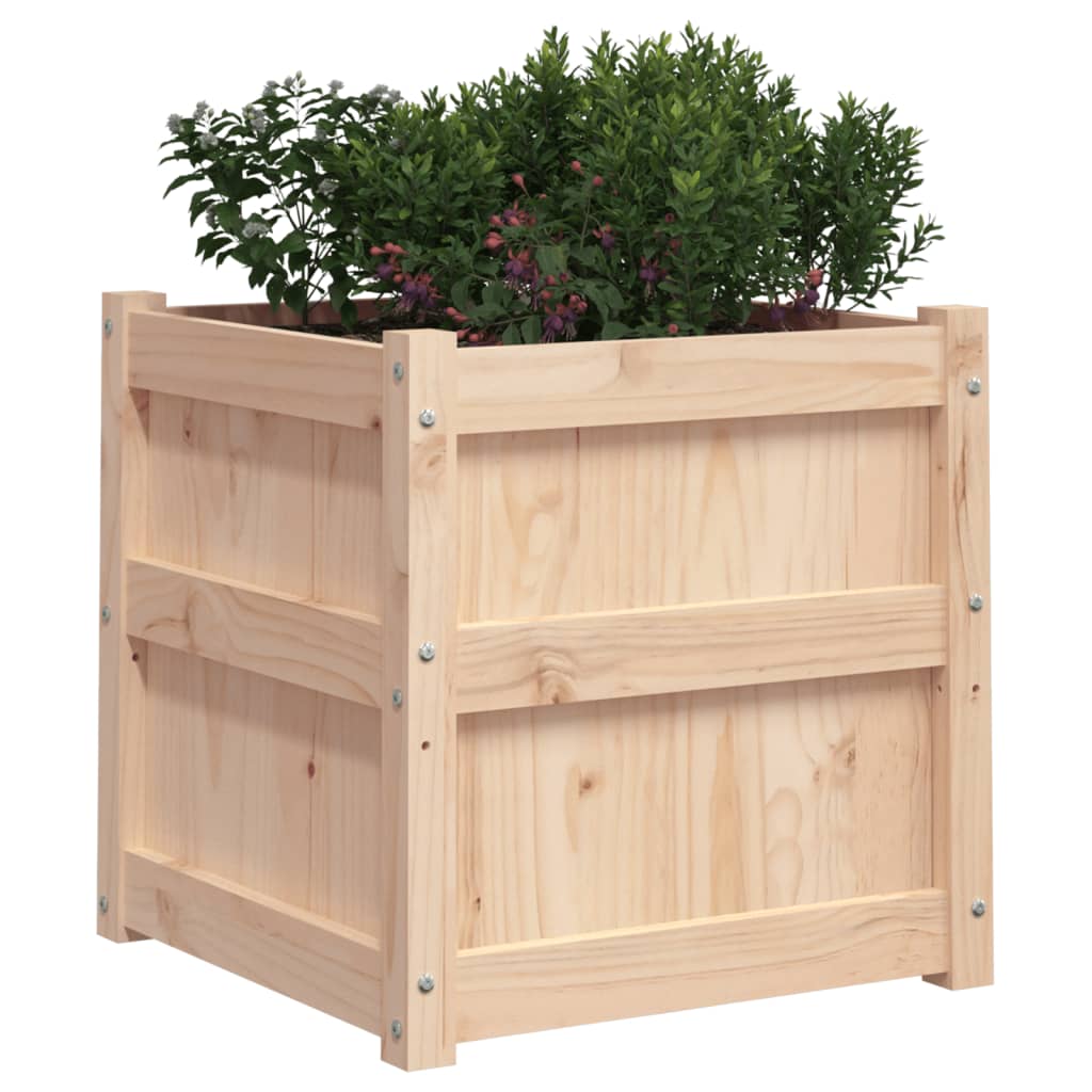 vidaXL Garden Planters 2 pcs Solid Wood Pine