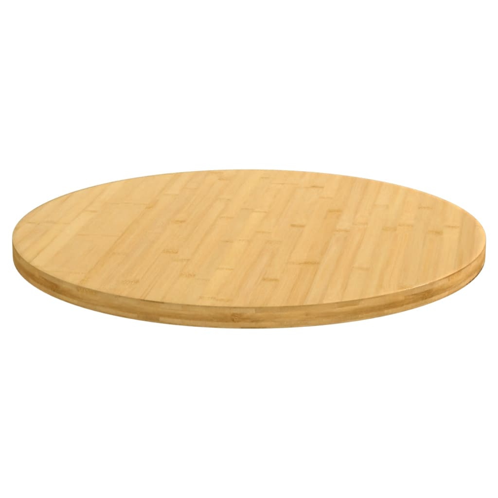 vidaXL Table Top Ø60x2.5 cm Bamboo