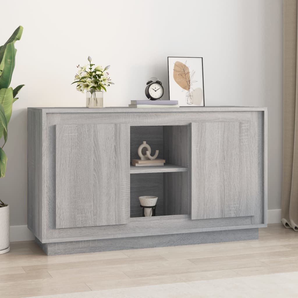 vidaXL Sideboard Grey Sonona 102x35x60 cm Engineered Wood