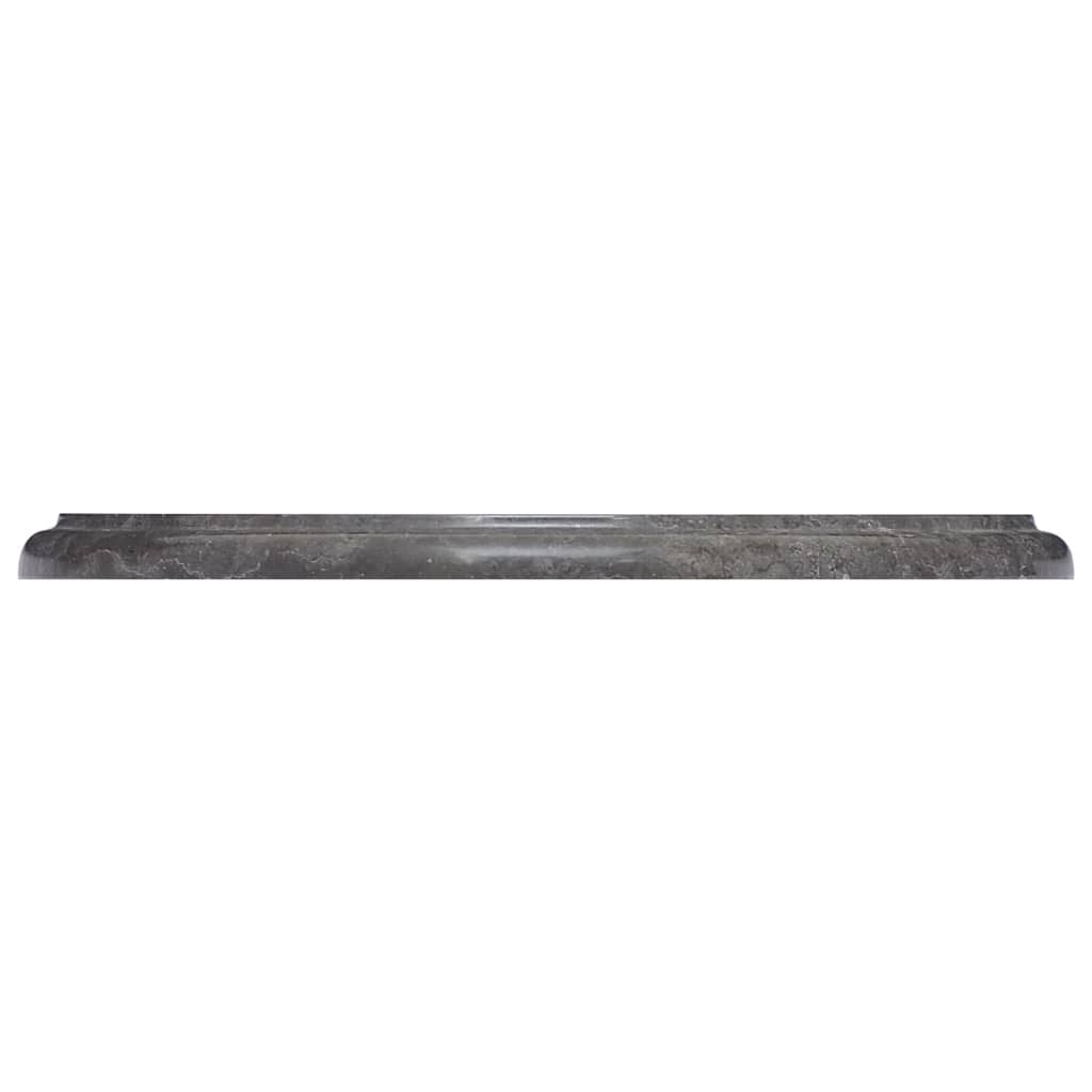 vidaXL Table Top Black Ø40x2.5 cm Marble