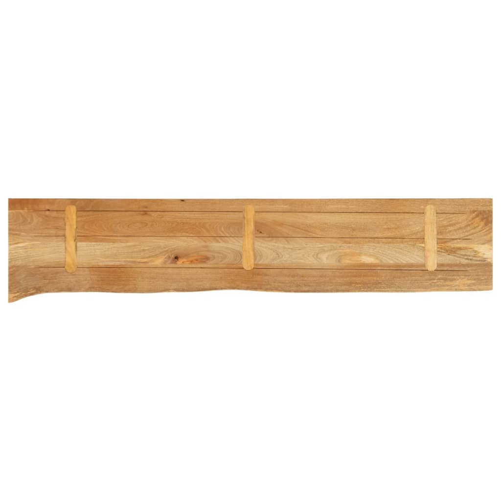 vidaXL Table Top Live Edge 140x40x3.8 cm Solid Wood Mango