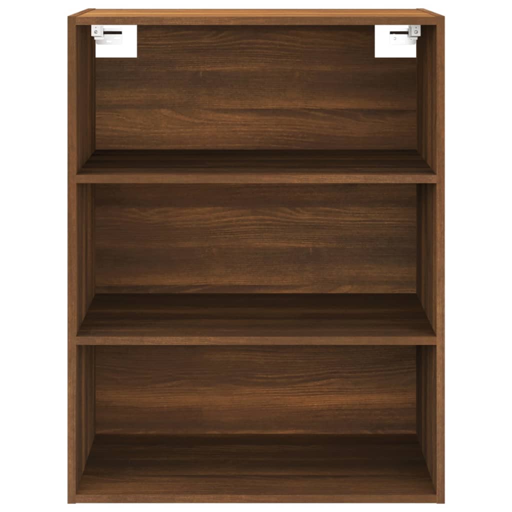 vidaXL Hanging Wall Cabinet Brown Oak 69.5x32.5x90 cm