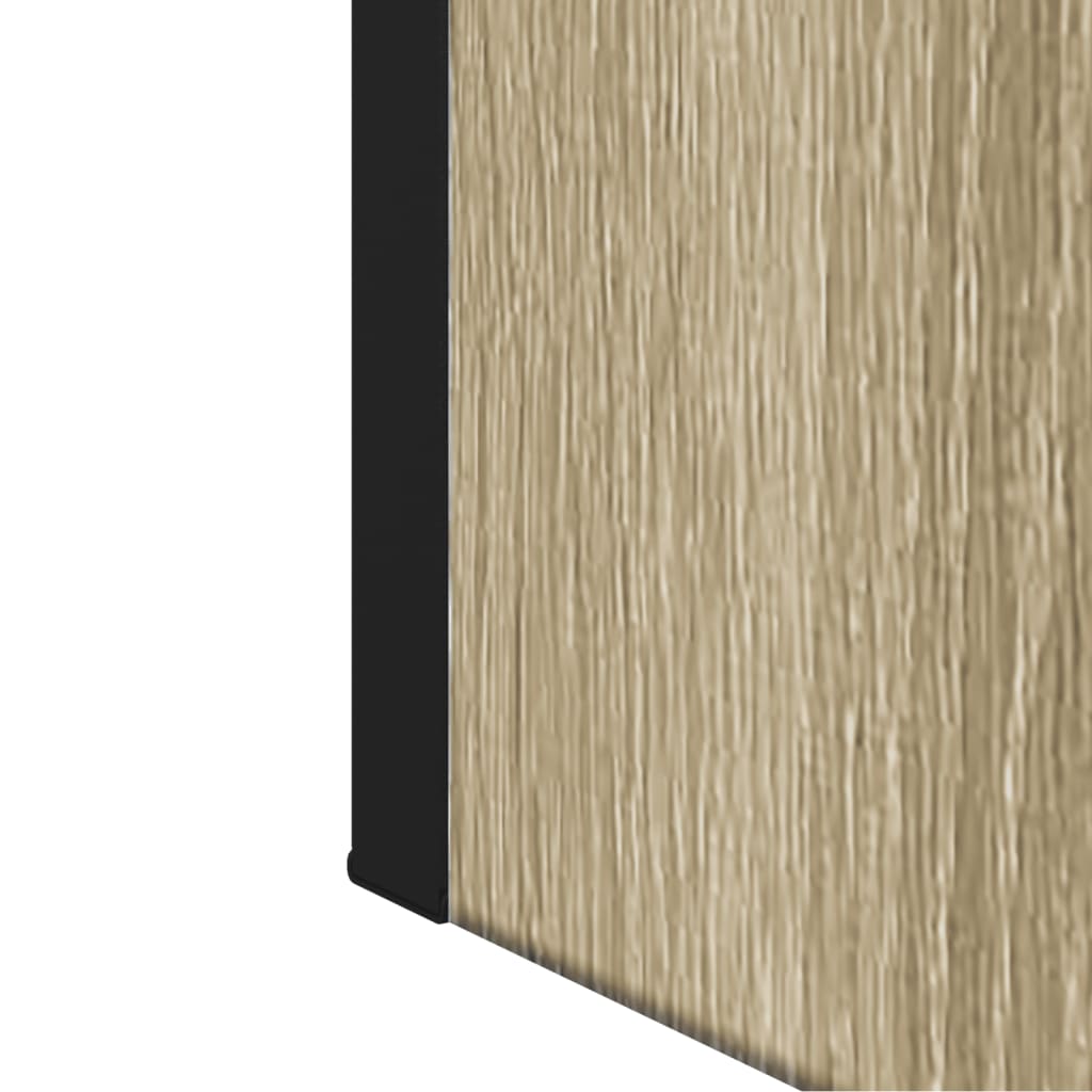 vidaXL Bathroom Mirror Cabinet Sonoma Oak 60x16x60 cm Engineered Wood