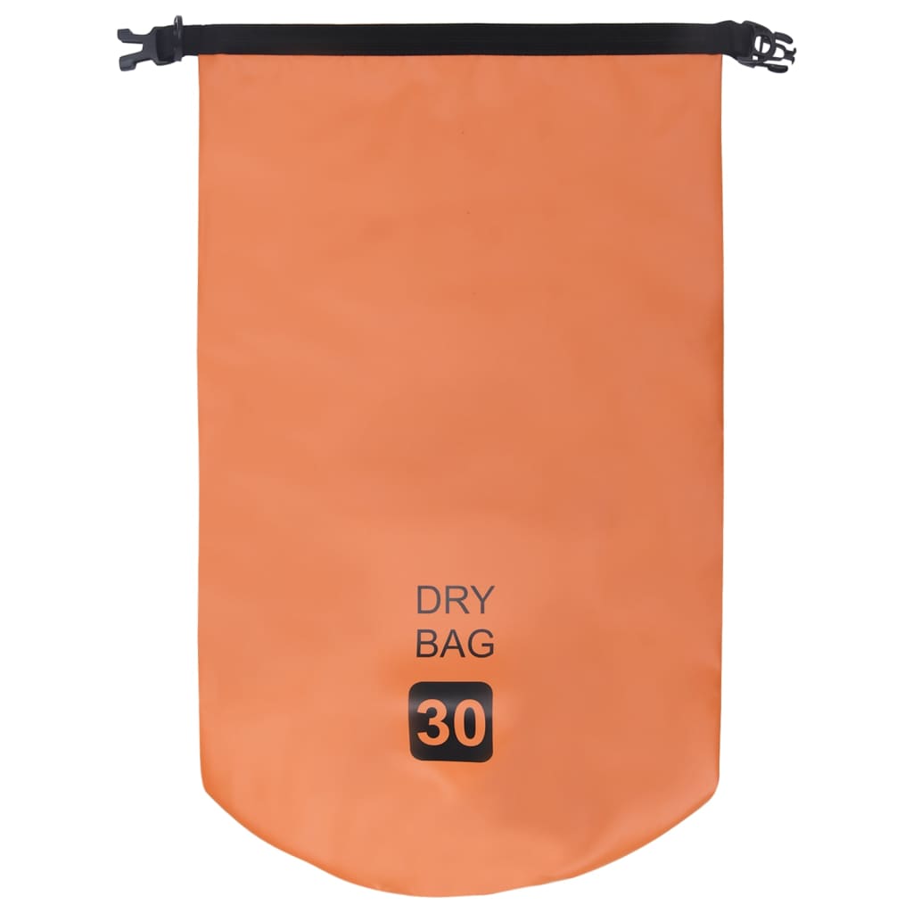 vidaXL Dry Bag Orange 30 L PVC