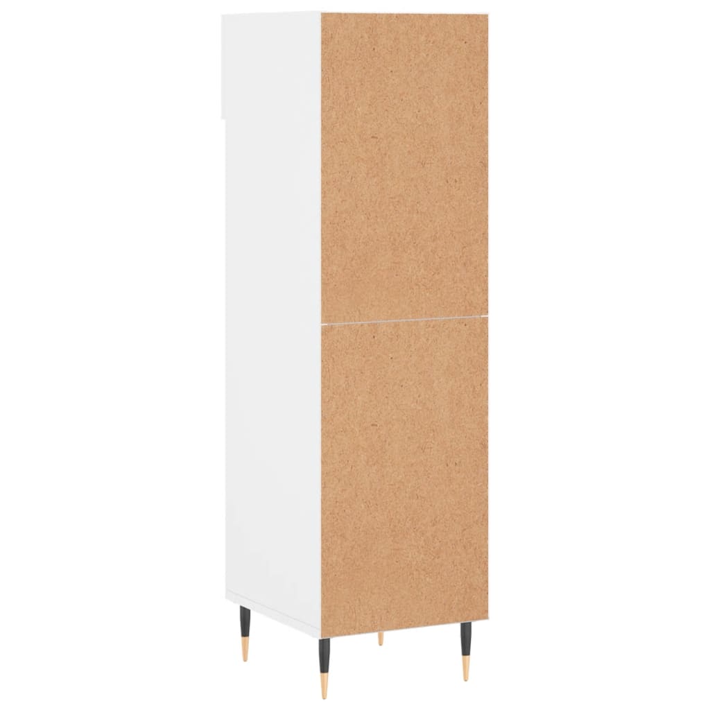 vidaXL Shoe Cabinet White 30x35x105 cm Engineered Wood