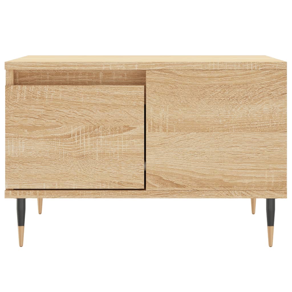 vidaXL Coffee Table Sonoma Oak 55x55x36.5 cm Engineered Wood