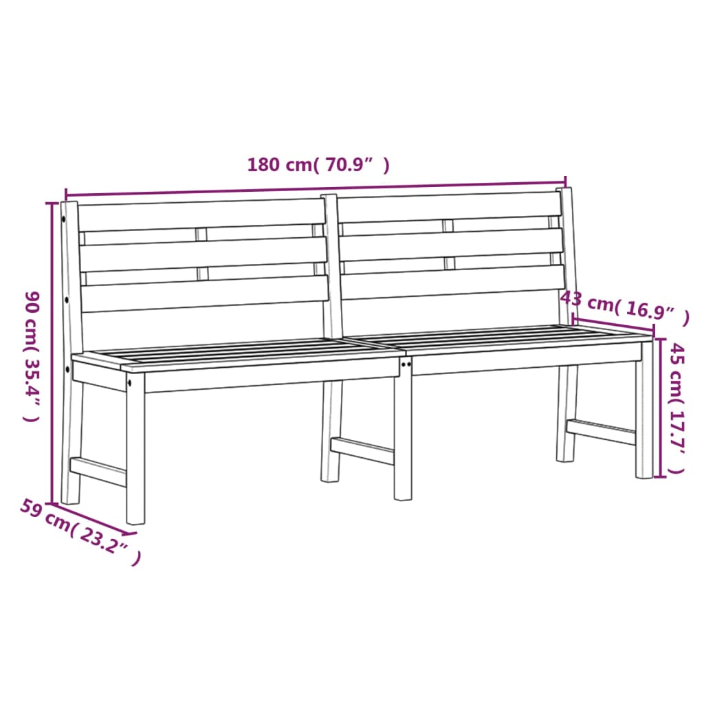 vidaXL 5 Piece Garden Dining Set Solid Wood Teak