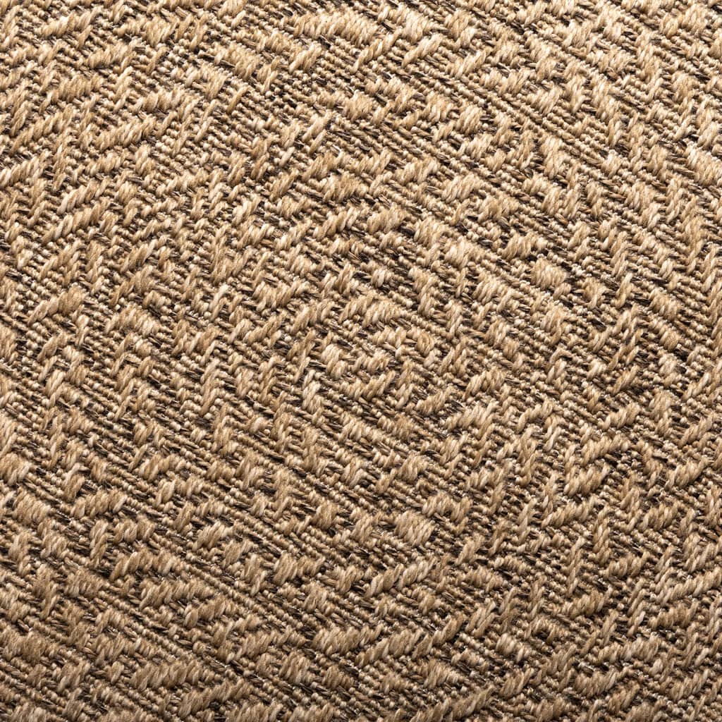 vidaXL Rug ZIZUR 120 cm Jute Look Indoor and Outdoor