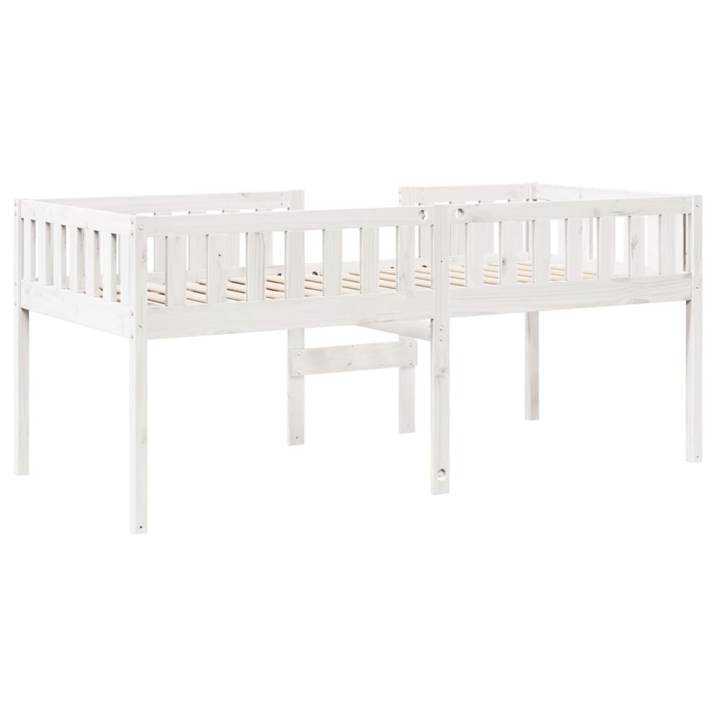 vidaXL Children's Bed without Mattress White 75x190 cm Solid Wood Pine