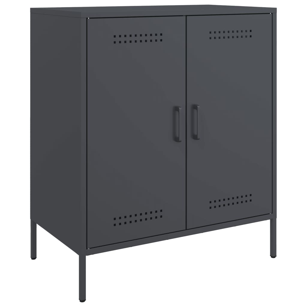 vidaXL Sideboard Anthracite 68x39x79 cm Steel