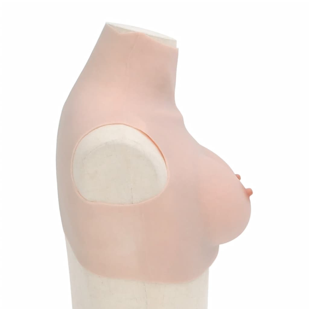 vidaXL Silicone Breastplate Caucasian C Cup