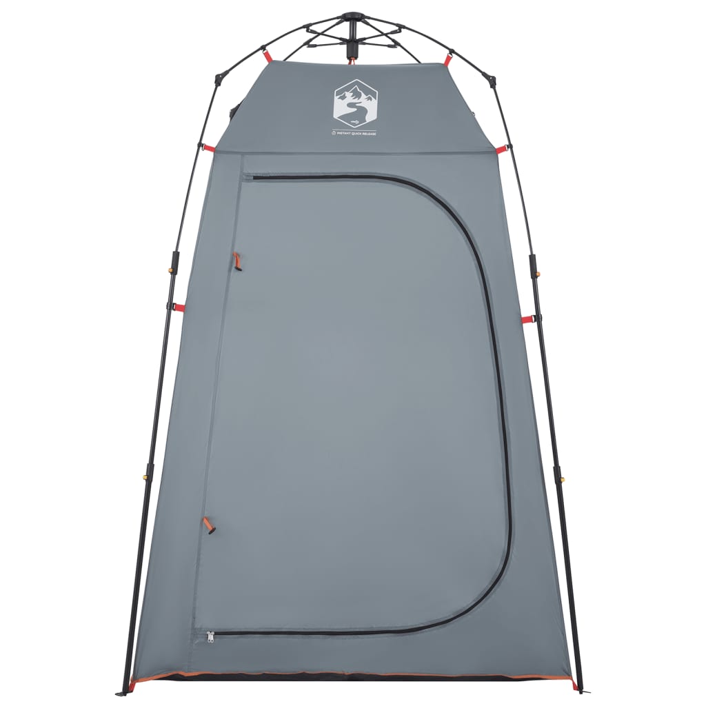 vidaXL Privacy Tent Grey Quick Release Waterproof