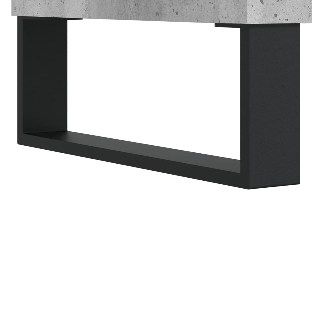 vidaXL Shoe Cabinet Concrete Grey 102x36x60 cm Engineered Wood