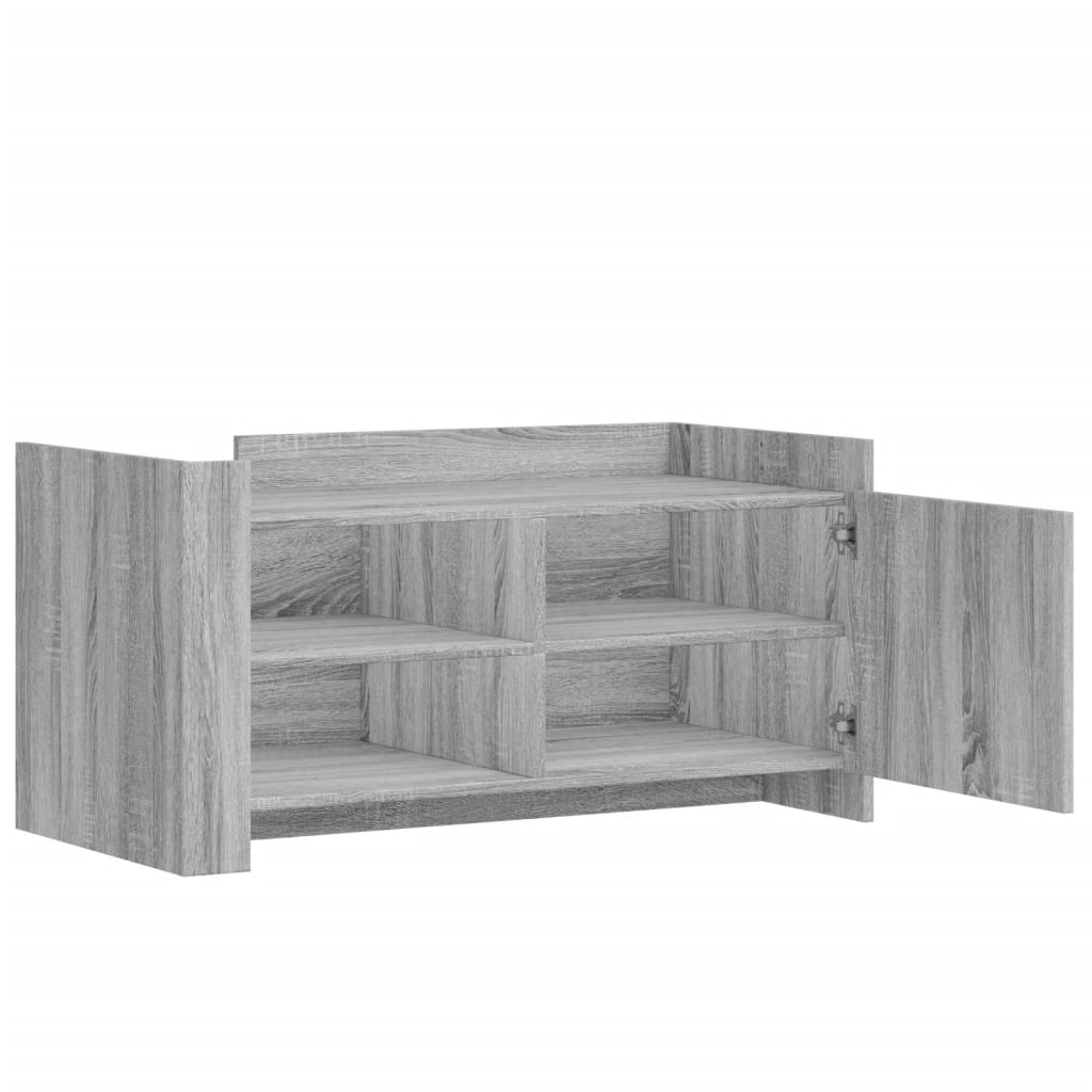 vidaXL Coffee Table Grey Sonoma 100x50x50 cm Engineered Wood