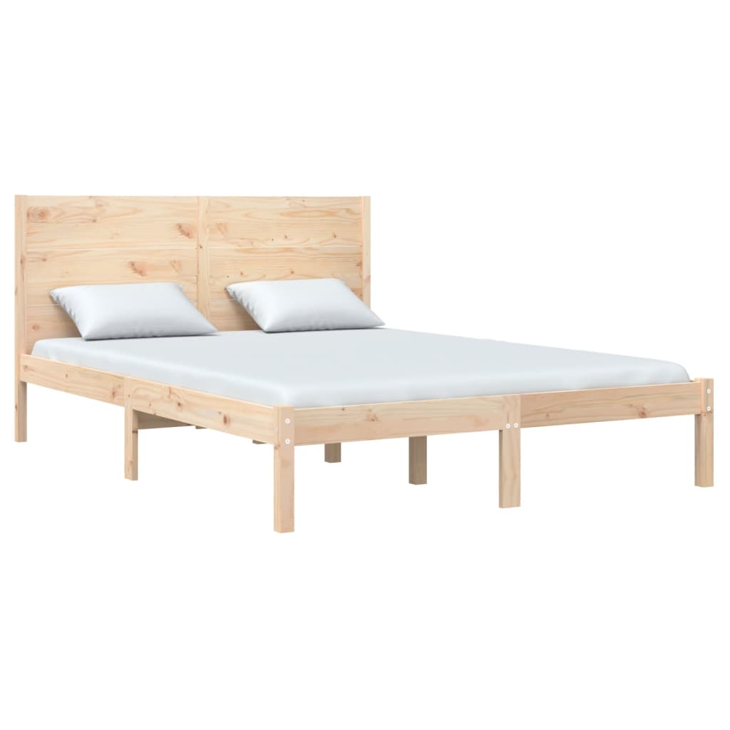 vidaXL Bed Frame without Mattress 160x200 cm Solid Wood Pine