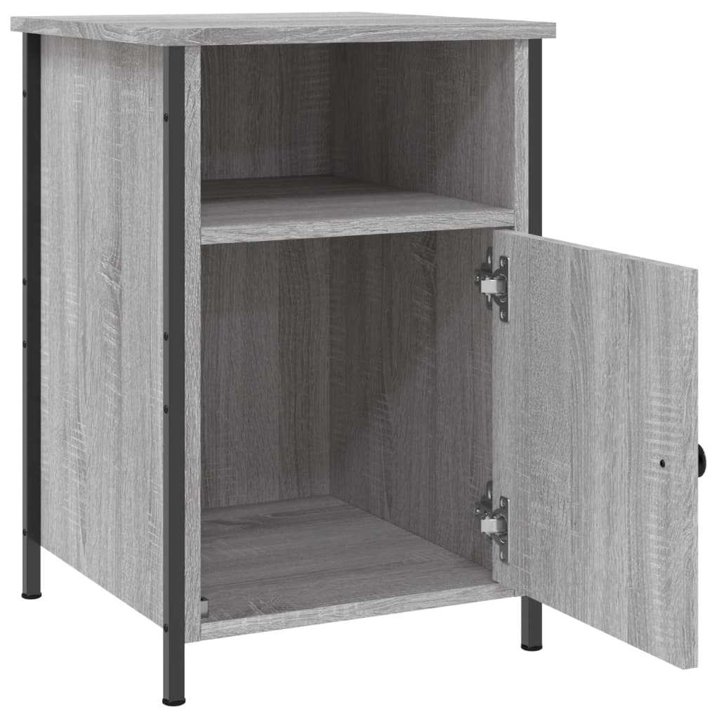 vidaXL Bedside Cabinets 2 pcs Grey Sonoma 40x42x60 cm Engineered Wood