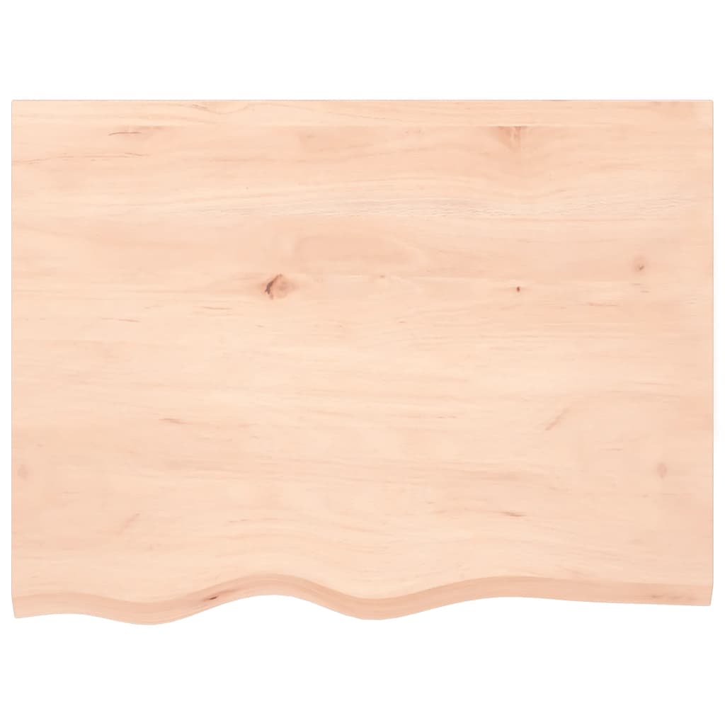 vidaXL Bathroom Countertop 80x60x(2-6) cm Untreated Solid Wood