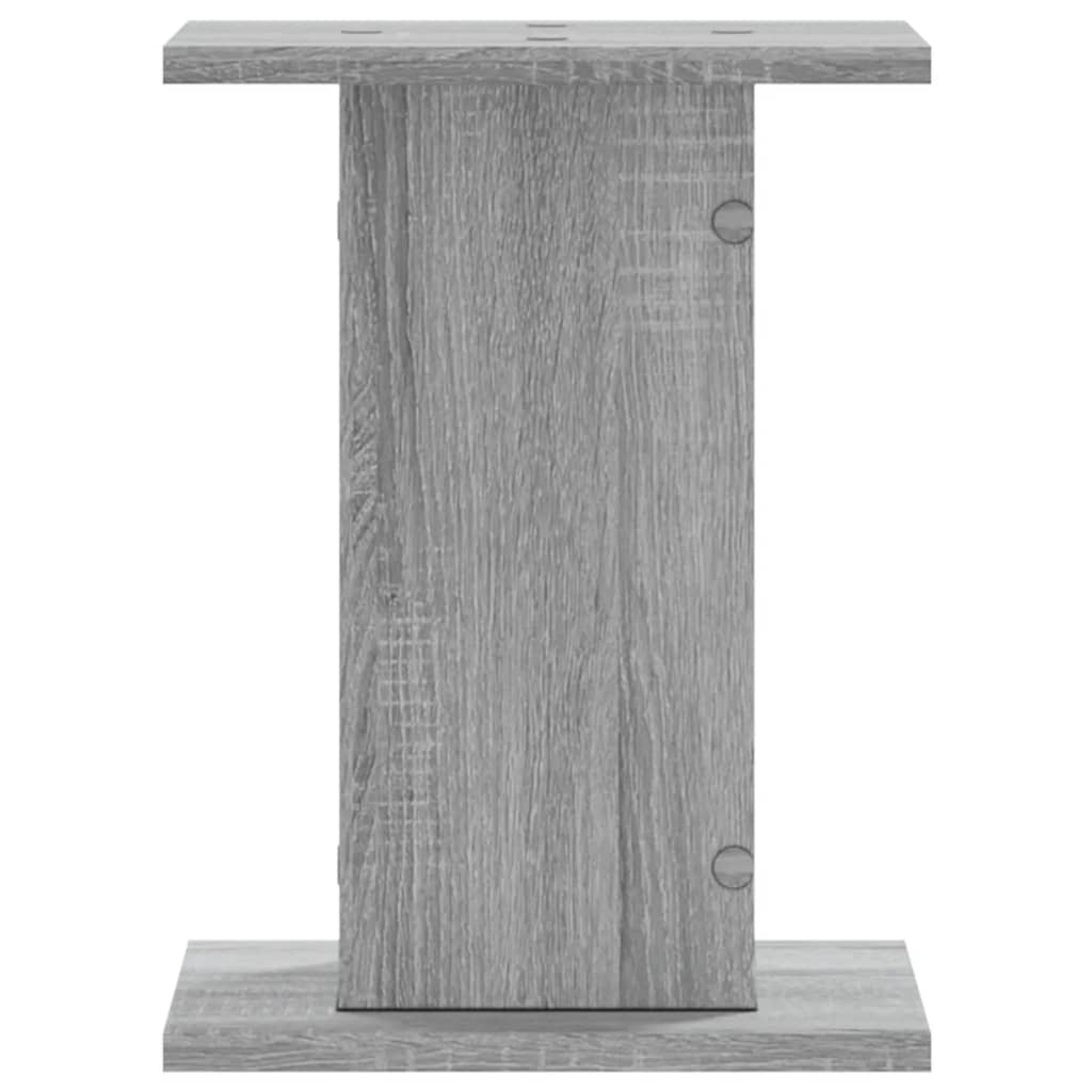 vidaXL Plant Stands 2 pcs Grey Sonoma 30x30x40 cm Engineered Wood