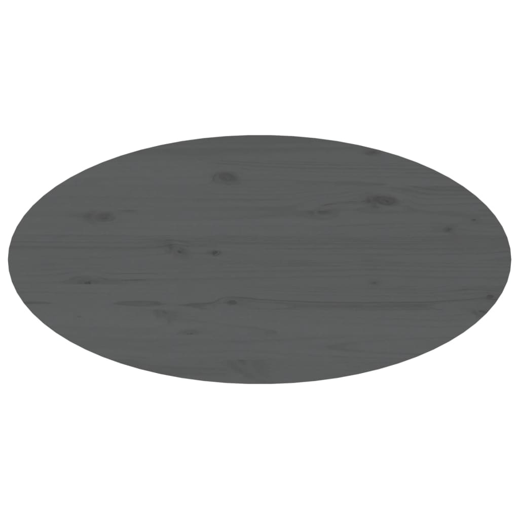vidaXL Coffee Table Grey 80x40x35 cm Solid Wood Pine