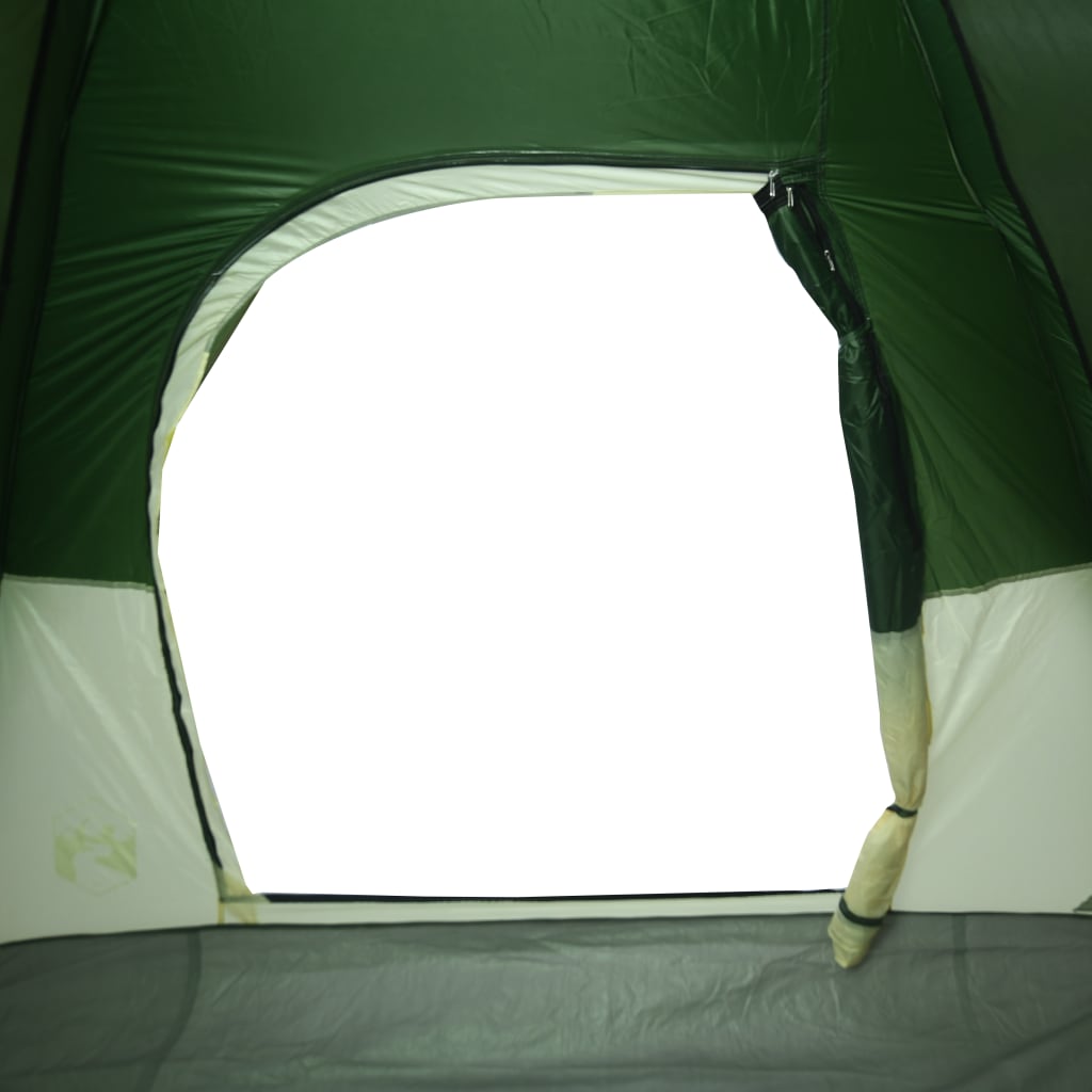 vidaXL Family Tent Dome 9-Person Green Waterproof