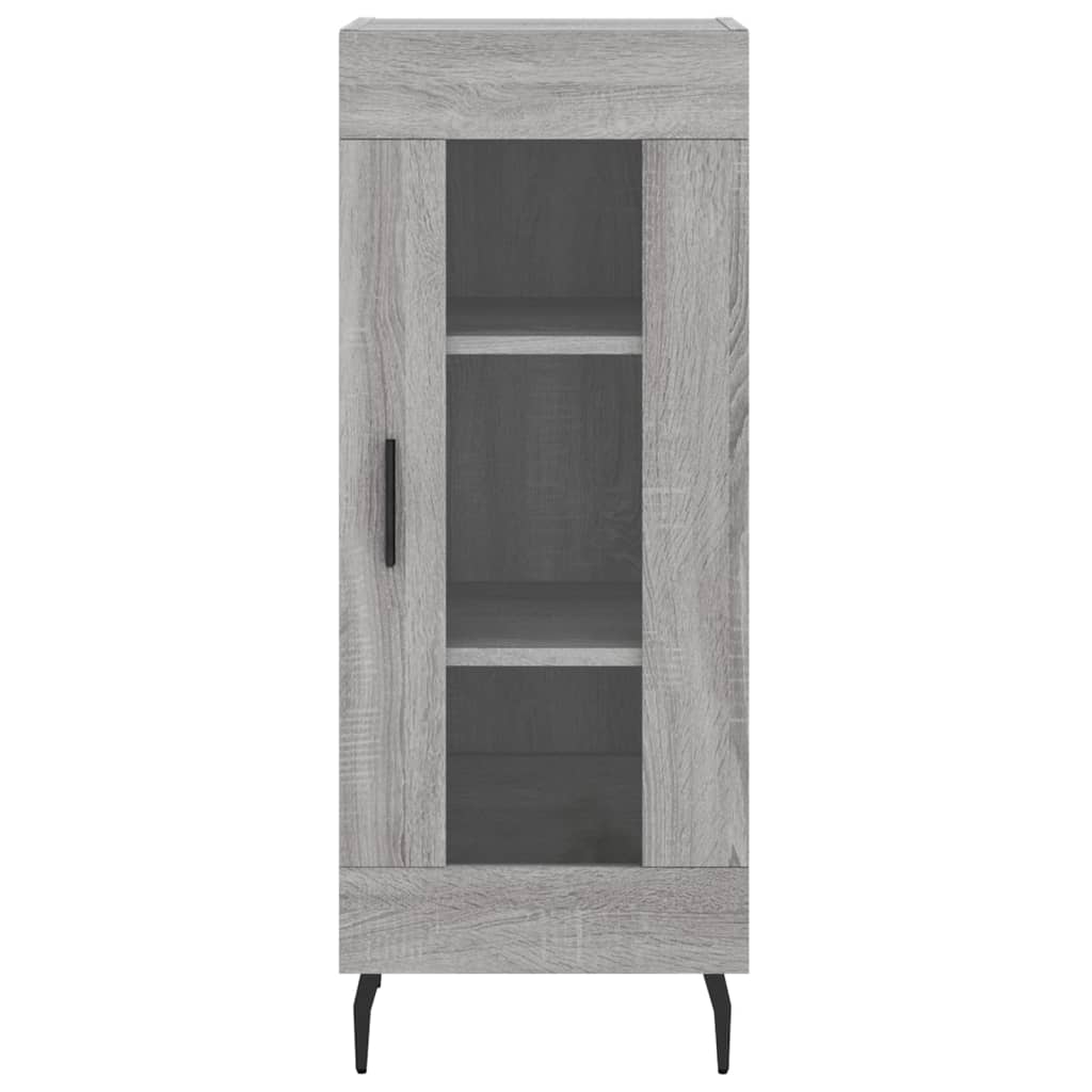 vidaXL Highboard Grey Sonoma 34.5x34x180 cm Engineered Wood