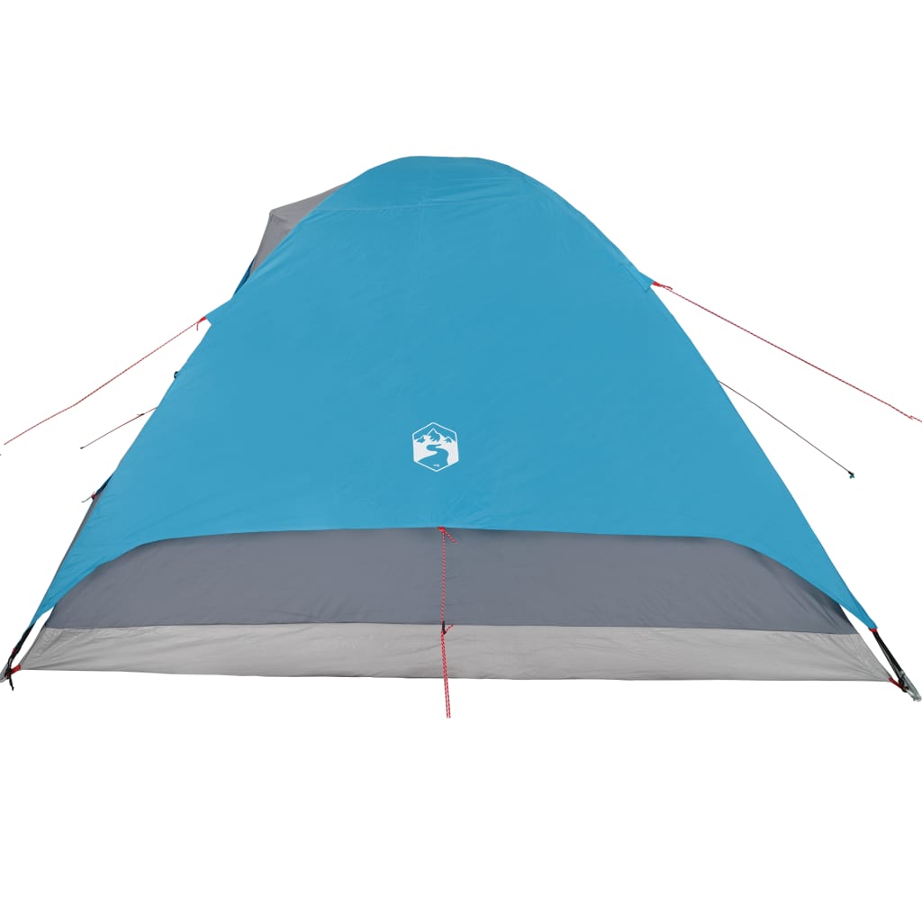 vidaXL Camping Tent Dome 6-Person Blue Waterproof