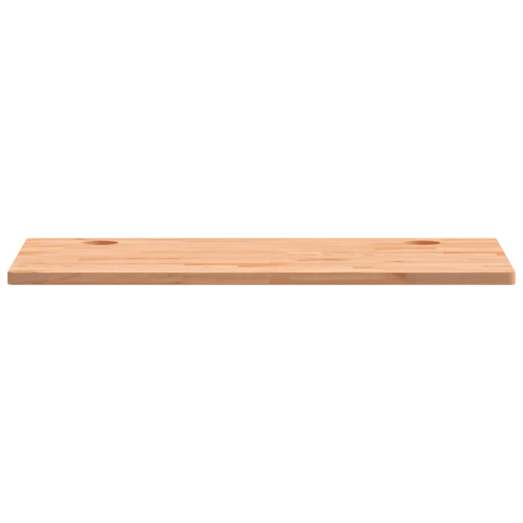 vidaXL Desk Top 100x60x2.5 cm Solid Wood Beech