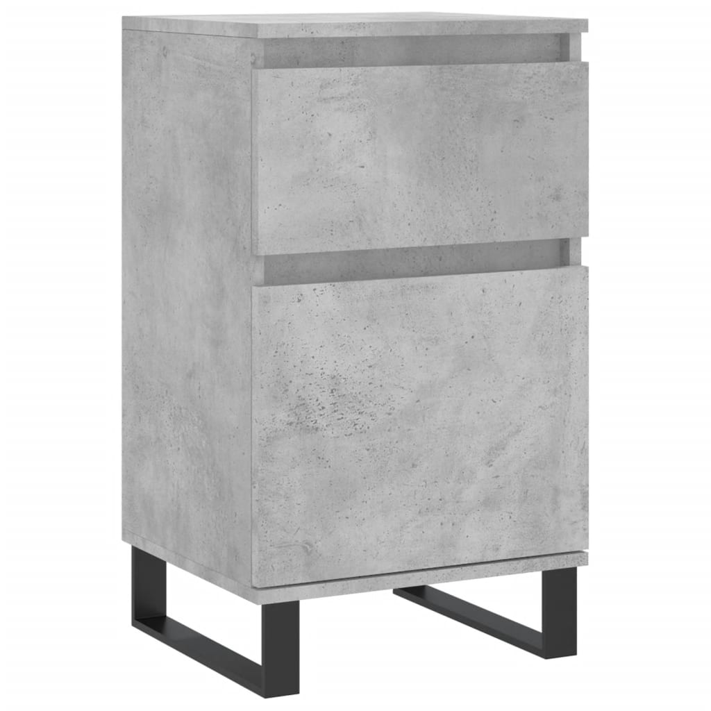 vidaXL Sideboard Concrete Grey 40x35x70 cm Engineered Wood