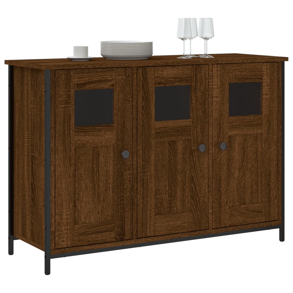 vidaXL Sideboard Brown Oak 100x35x70 cm Engineered Wood