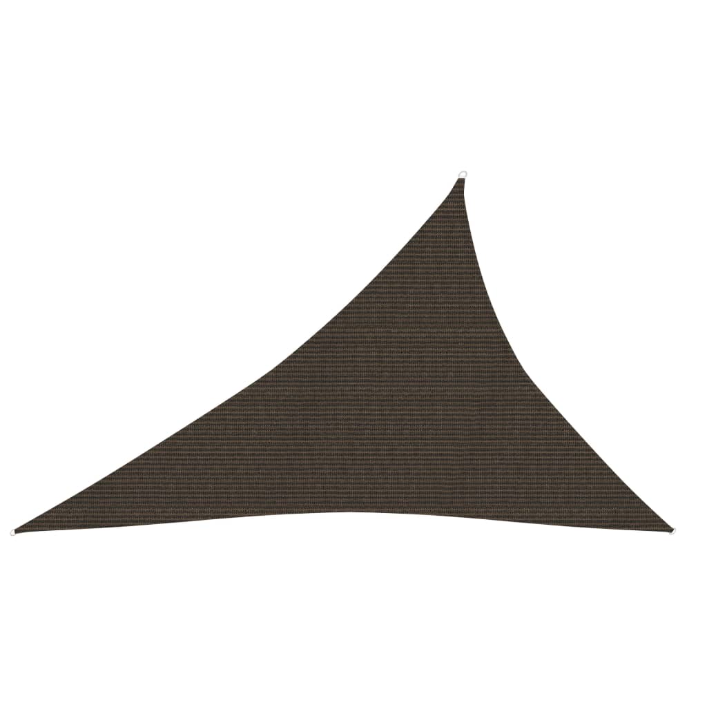 vidaXL Sunshade Sail 160 g/m² Brown 4x5x6.8 m HDPE