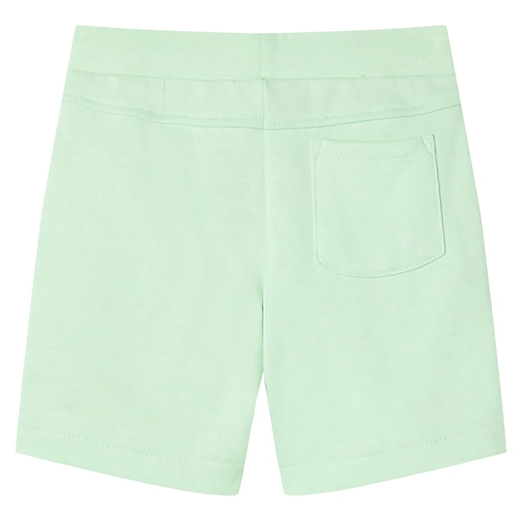 Kids' Shorts with Drawstring Bright Green 104